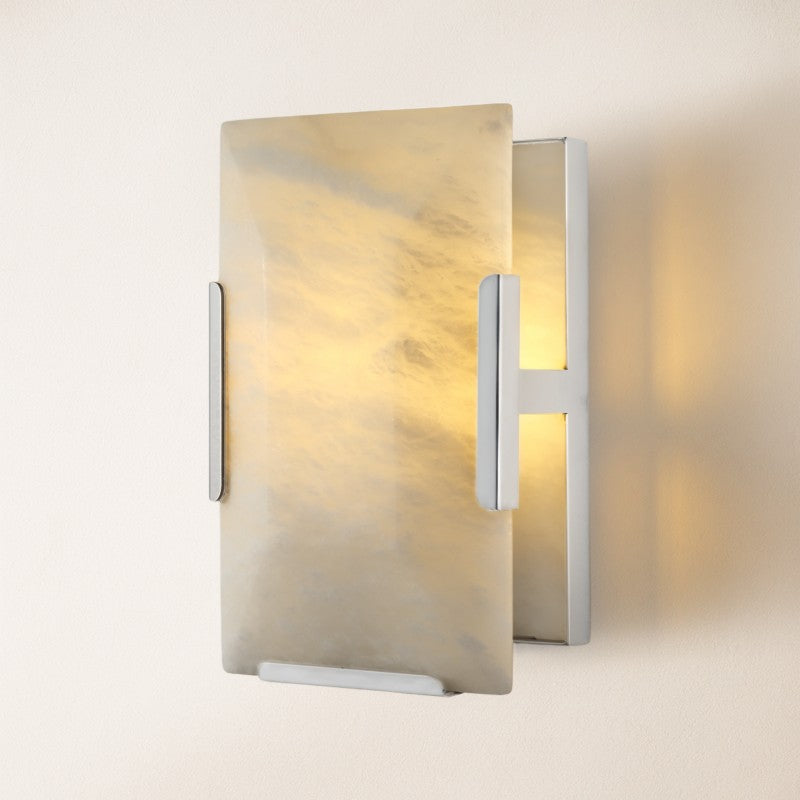 Artistry Natural Alabaster Wall Sconce 10H