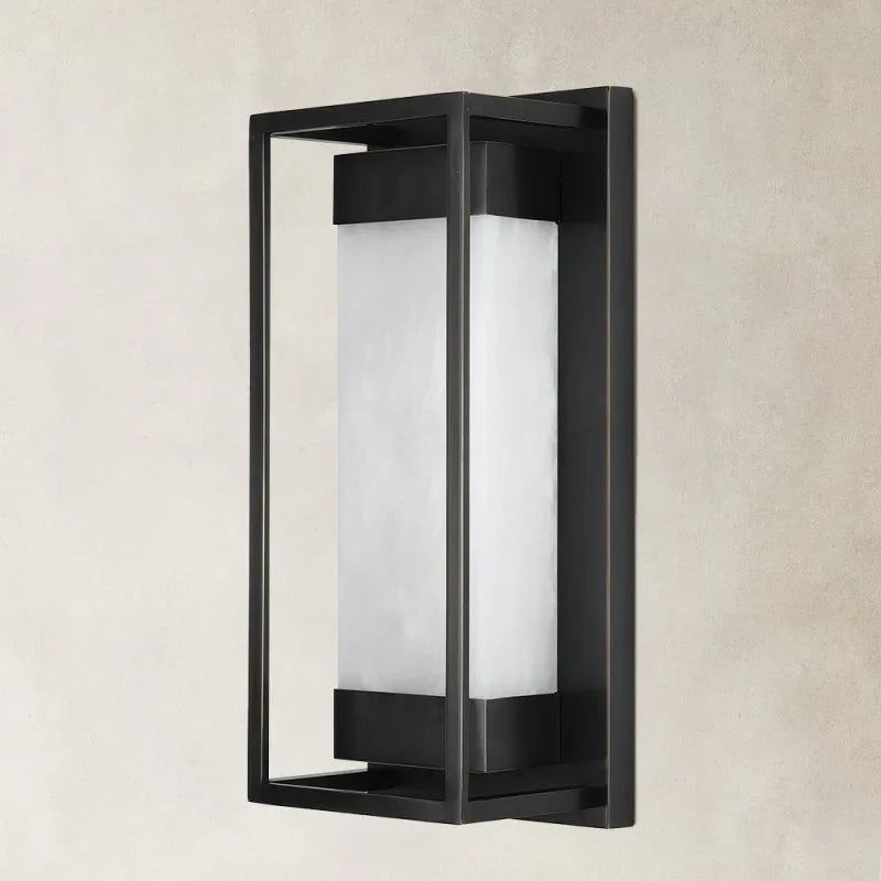 Bravre Alabaster Wall Sconce 15.7"H