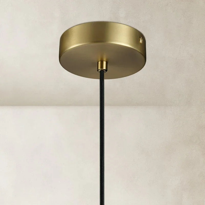 Camuse Conical Alabaster Pendant 10''H