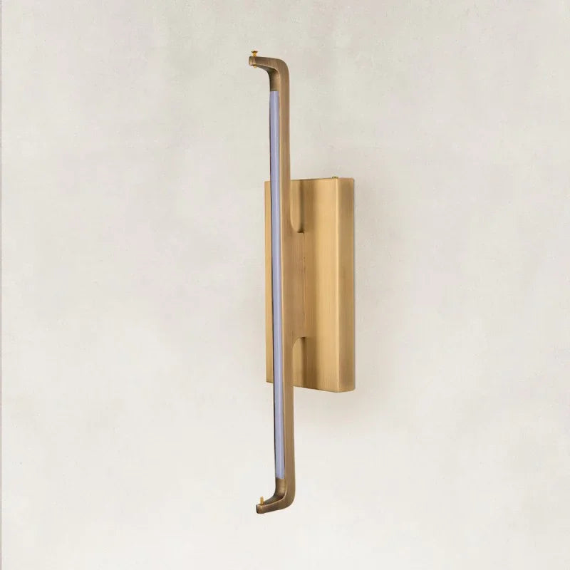 Clear Glow Crystal Single Wall Sconce 19"H