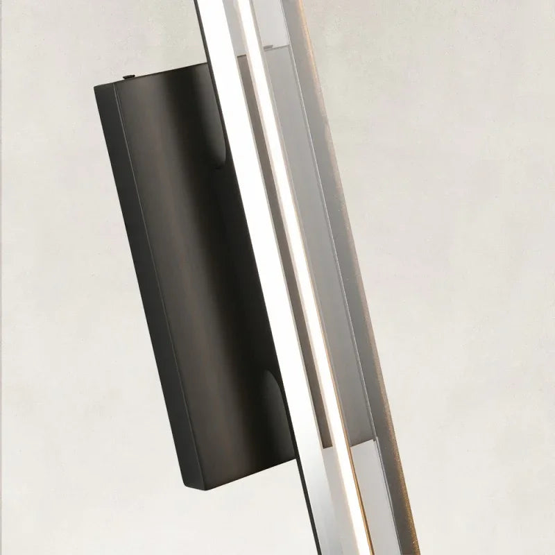 Clear Glow Crystal Single Wall Sconce 19"H