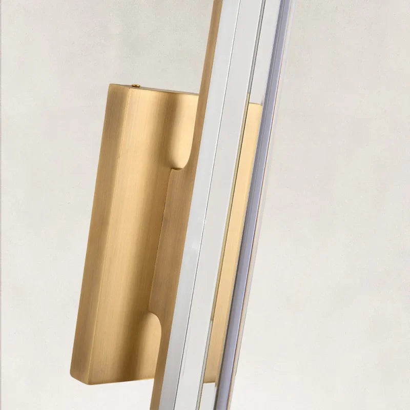 Clear Glow Crystal Single Wall Sconce 19"H