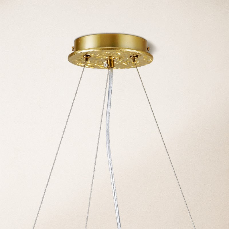 Forest Glow Crystal Round Chandelier 30"