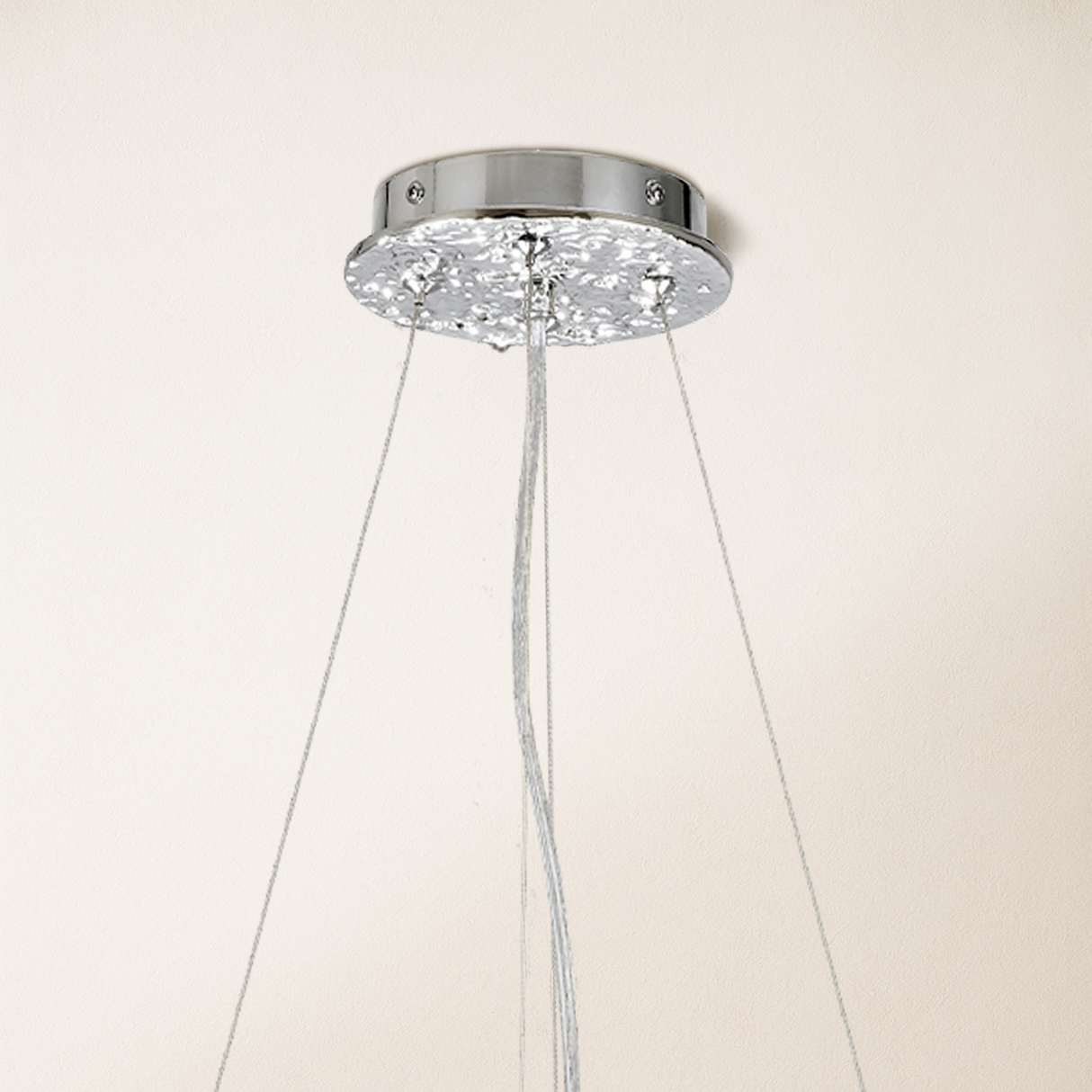 Forest Glow Crystal Round Chandelier 40"