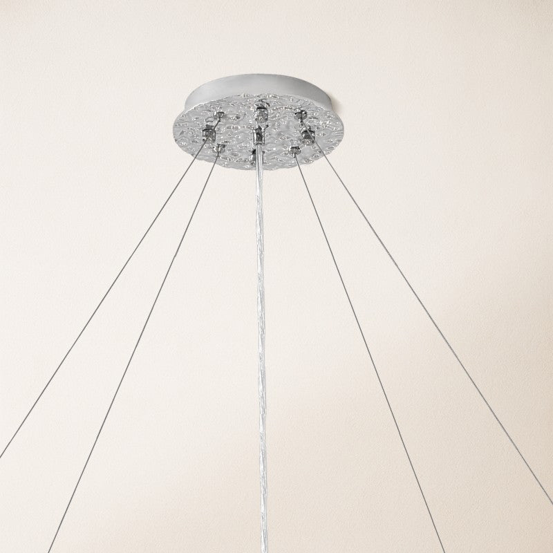 Forest Glow Crystal Round Chandelier 48"