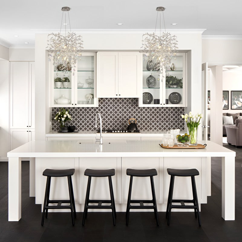 Frostray Crystal Grand Cascade Branches Chandelier 21"