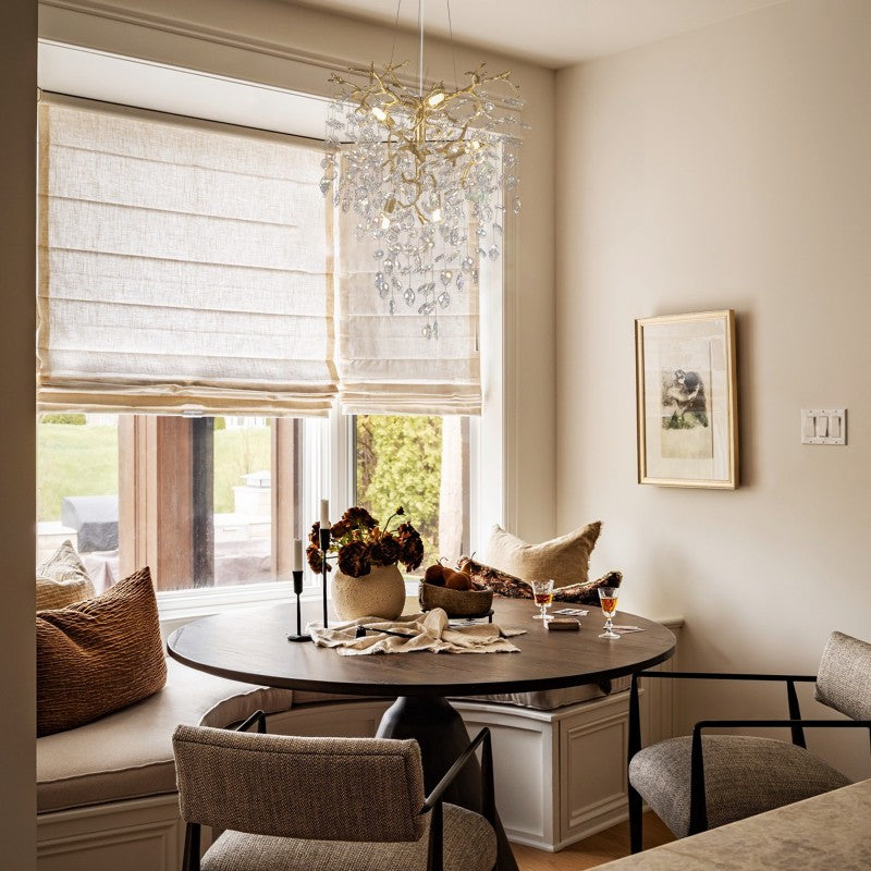 Frostray Crystal Grand Cascade Branches Chandelier 21"