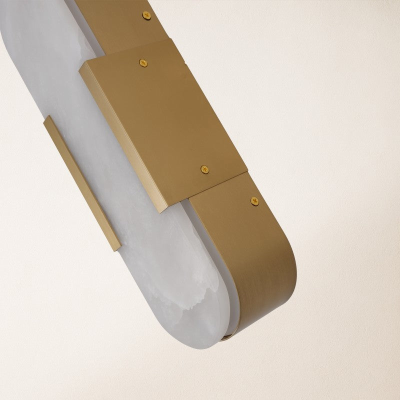 Luma Alabaster Wall Sconce 13.8H
