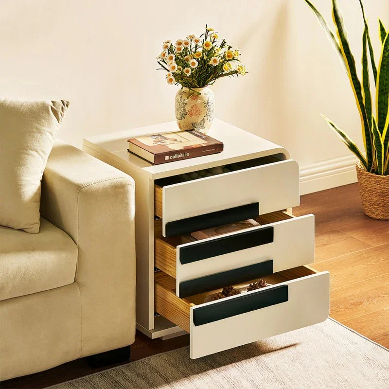 Modern Piano 3 Drawer Storage Cabinet 20"L