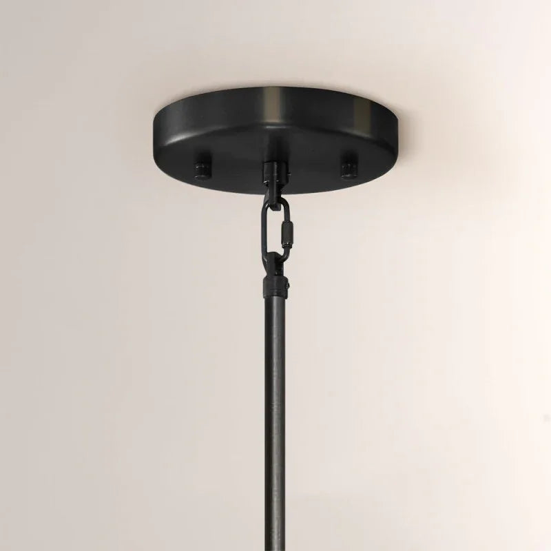 Oris Drop Round Glass Pendant 17"D