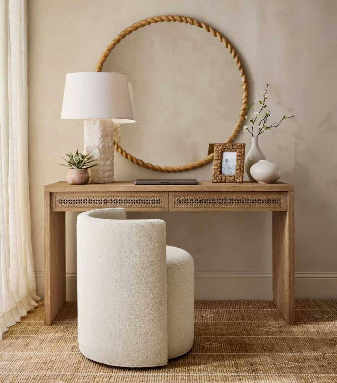 Silva - 20” Fluted Round End Table ( test product )