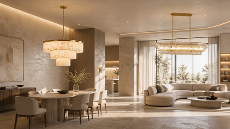 Alabaster vs Glass Chandeliers: Which Works Best for Modern Luxury Interiors?