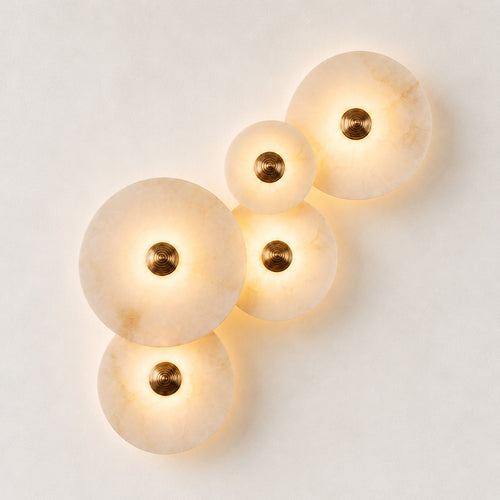  Nena 5‑Lights Alabaster Wall Sconce 29