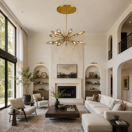 Misty Luxury Crystal Chandelier 50"D
