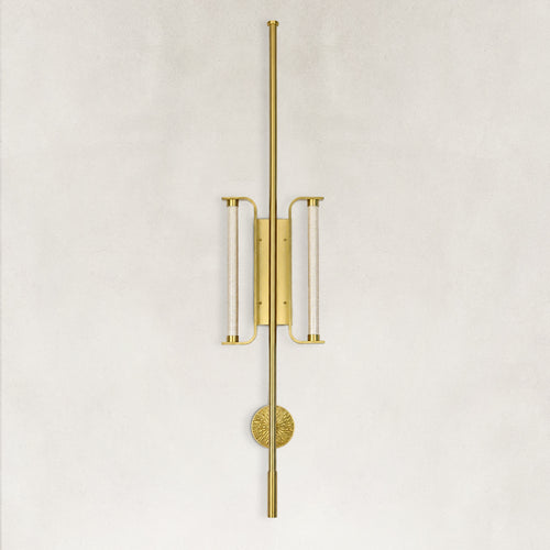 Keira Modern Amber Glass Wall Sconce 100
