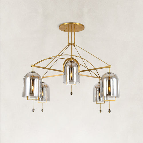 Noelle Large Round Glass Chandelier 85
