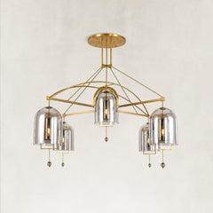 Noelle Large Round Glass Chandelier 85