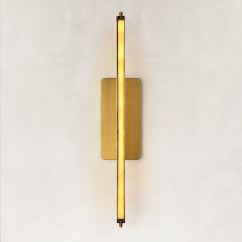 Hustle Modern Smoke Crystal Wall Sconce 60