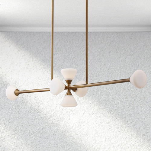 Swaroevan Opaline Linear Chandelier