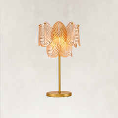 Echo Glass Leaves Table Lamp 30