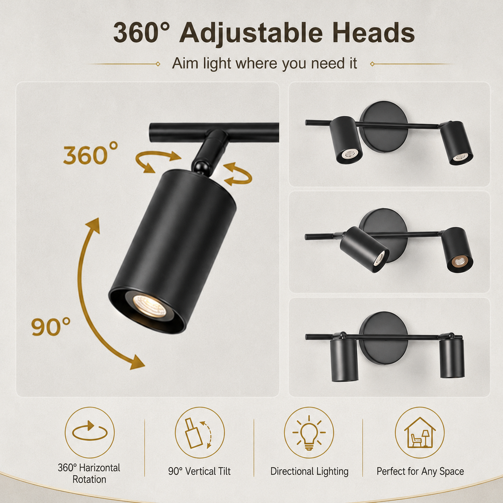 Aaron Cylindrical Picture Light 15"W
