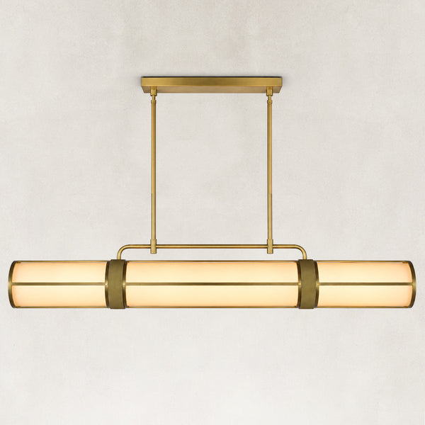 Orlisse Acrylic Cylinder Linear Pendnat 54"W