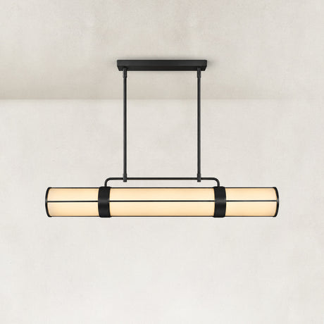 Orlisse Acrylic Cylinder Linear Pendnat 54"W