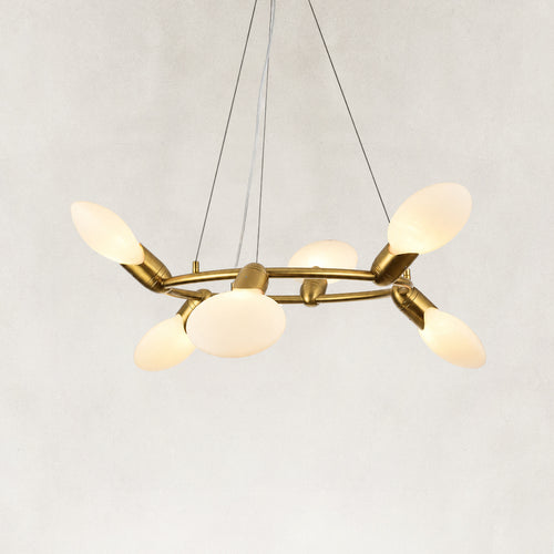 Arden Circular Glass Chandelier 32