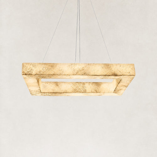 Arqara Rectangular Alabaster Chandelier 59