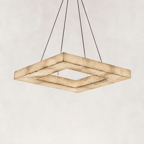 Arqara Square Alabaster Chandelier 32