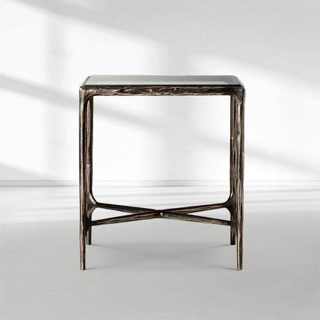 Atelier Glass Square Side Table 22"