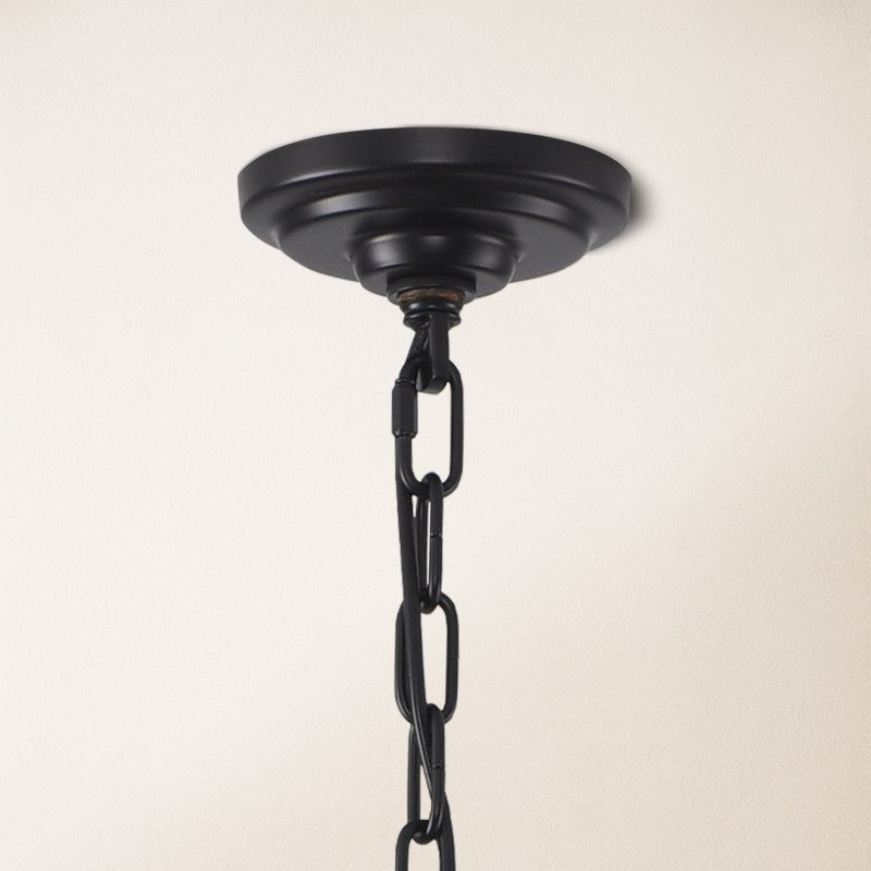 Aurea Amber Crystal Halo Round Chandelier 30" D