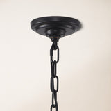 Aurea Amber Crystal Halo Round Chandelier 30" D