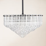 Aurea Amber Crystal Halo Round Chandelier 14" D