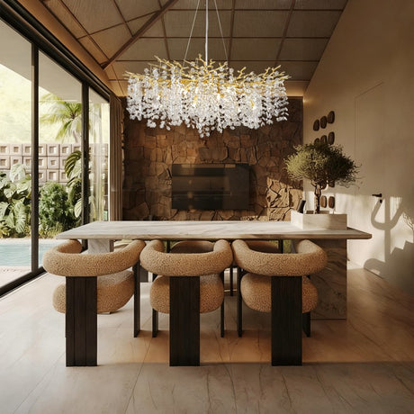 Aurelia Branches Crystal Chandelier 40"