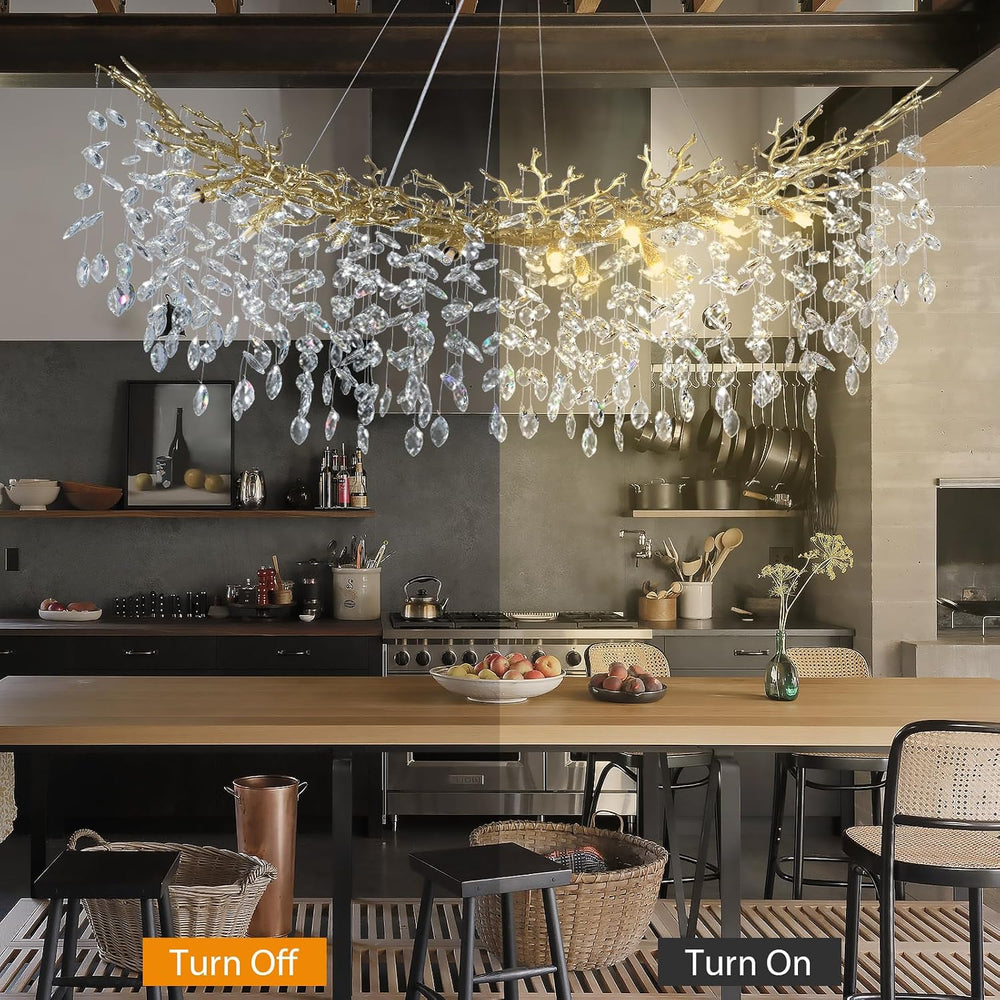 Aurelia Branches Rectangular Chandelier 55"W