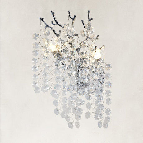 Aurelia Branches Crystal Wall Sconce 10"W