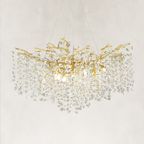 Aurelia Branches Crystal Chandelier 30"