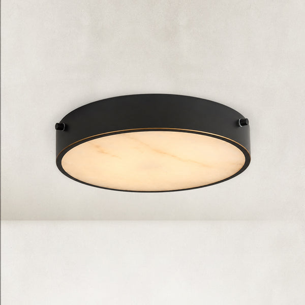 Auren Alabaster Flush Mount 6"D