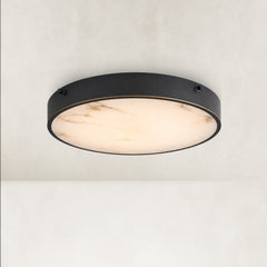 Auren Alabaster Flush Mount 15.7
