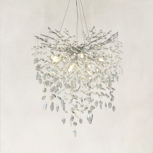 Auro Branch Crystal Cascade Grand  Chandelier 24