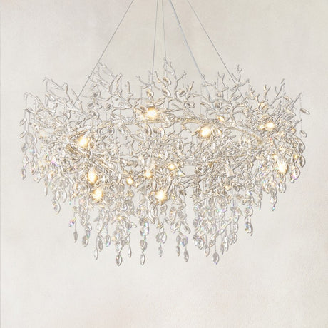Auro Branch Crystal Ring Chandelier 47"D