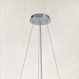 Auro Frostleaf Crystal Ring Chandelier 48"D