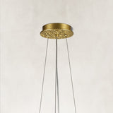 Auro Frostleaf Crystal Ring Chandelier 48"D