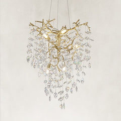Auro Branch Crystal  Cascade Grand Chandelier 21