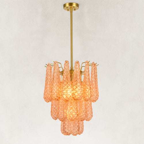 Auve Glass Tiered Chandelier 16