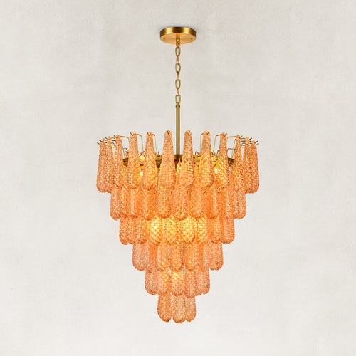 Auve Glass Tiered Chandelier 34