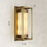 Bravre Alabaster Wall Sconce 15.7"H