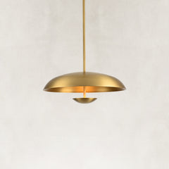 Bruno Double-Disc Dome Pendant Light 18