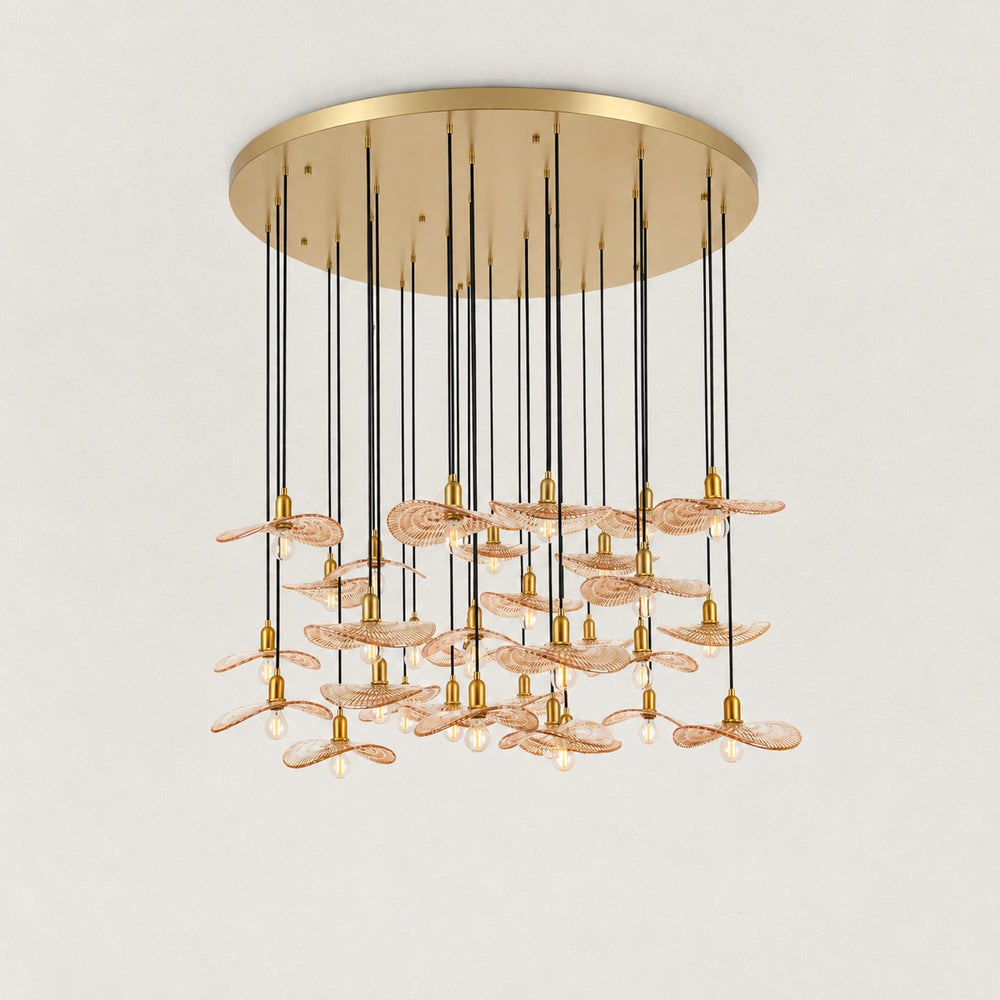Caliora Crystal Round Artistic Chandelier 48"D